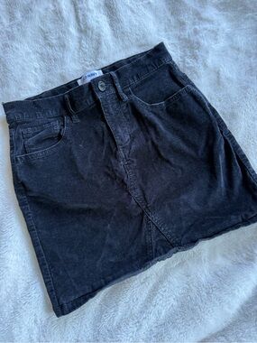 Old Navy Black velvet Skirt